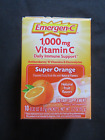 10 Count Box Of Emergen-C 1000 mg Vitamin C Super Orange 0.32 Oz Packets !
