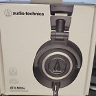 Audio-Technica ATH-M50x Closed-Back Studio Monitoring Headphones Black with box