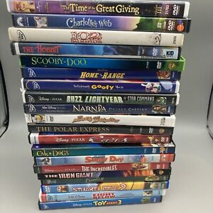 Lot of 20 Kids DVD's Disney, Pixar, Illumination, Animated, Live Action, etc #2