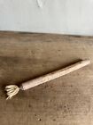 Early 19TH C Handmade Tallow Taper Candle 8.75 Inch Best Wick! Antique Lighting