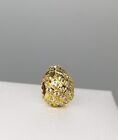 Authentic Pandora  golden PINEAPPLE , shine Yellow GOLD Plated Charm