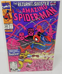 AMAZING SPIDER-MAN #335 SINISTER SIX APPEARANCE *1990* 9.0