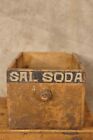 New ListingAntique Apothecary SAL Soda Wooden Drawer from Cabinet