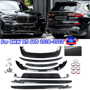 BODY KIT FRONT LIP REAR DIFFUSER SPOILER FOR 2019-2021 BMW X5 G05 M PERFORMANCE