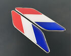 France French Flag 3D Metal Car Side Fender Bumper Sticker Emblem Badge Decal