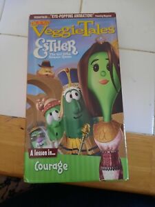 Veggie Tales Esther The Girl Who Became Queen VHS VCR Tape Used Cartoon