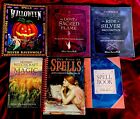Lot of 6 Modern Witchcraft Book Of Spells Teen Spell Book Halloween Ravenwolf SC