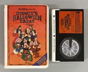 Disney's Halloween Treat Betamax Tape Walt Disney's Home Video Beta