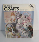 McCall's Crafts 2395 Easter Package - Stuffed Bunnies, Baskets, Eggs Pattern UC