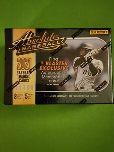Panini Absolute 2021 Baseball Cards blaster Box