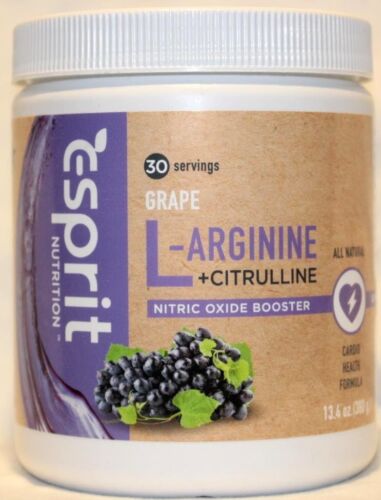 6 bottles Of L Arginine Plus L- Citrulline Grape Flavor 6 Months Of Nitric Oxide