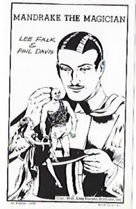 Mandrake the Magician  signed Lee Falk & Phil Davis 1949 King Features Syndicate