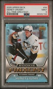 2005-06 Upper Deck All Time Greatest Sidney Crosby #84 Rookie RC PSA 9 Mint