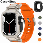 Silicone Band Strap+Case For Apple Watch Series 9 8 7 6 5 4 SE Ultra 2 49/45/44