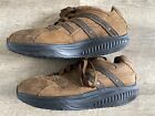 Skechers Shape Ups Mens Brown Leather Shoes Size 10.5 66500EW wide
