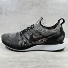 Nike Zoom Mariah Flyknit Racer Running Shoes - Men's Size 9 - Black White