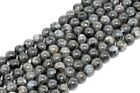 Natural Black Larvikite Beads Grade A Round Loose Bead 4/6/8/10/12/15-16MM