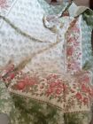 Williams Sonoma Patchwork Quilt Coverlet Bedspread Throw India 68