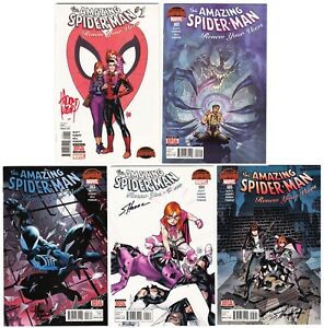 Amazing Spider-Man Renew Your Vows #1-5 Full Run 2015 Signed by Andy Kubert more