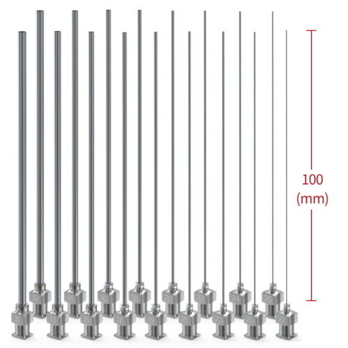 10PCS SUS304 4inch Long Blunt Tip Luer Lock Industrial Dispensing Needle 8G~26G