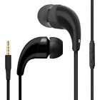Black color 3.5 mm Earphones Remote Control with Mic. Handsfree Stereo Headset