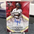 2023 BOWMAN STERLING LIOVER PEGUERO Red Refractor RC Auto 2/5