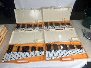 Vintage Lot 4 Angel Glockenspiel Ax-27k Xylophones No Mallets Music Class School