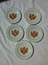 5 FEDERAL UNION 17th LIMOGES CONGRESSES 1933 PLATES