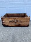 Antique Buffalo Bolt Company North Tonawanda N. Y. Wooden Box Crate 28” X 17”