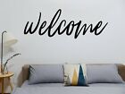 Welcome Cursive Vinyl Sign Decal & Sticker for Car & Home Decor & Wall Art