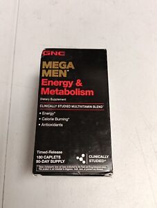 Men Vitamins GNC Mega Men Energy and Metabolism Multivitamin Tablets - 180 Count