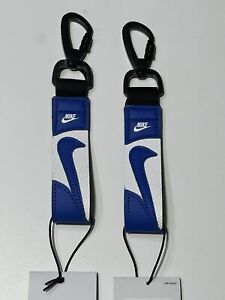 Nike Air Key Holder Wrist Lanyard Keychain Royal Blue White Black NWT
