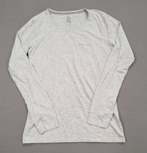 Tasc Performance Shirt Women's Medium TRUMP Organic Cotton Gray