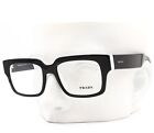 Prada VPR 12Q AAD-1O1 Eyeglasses Glasses Polished Black / White 51-18-140 w/case