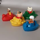 LOT Vintage RICHARD SCARRY Busy Town FIGURES Bath Water Toys SQUIRTERS
