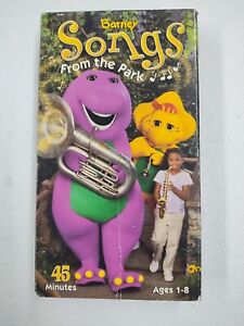Barney & Friends Songs from the Park VHS VINTAGE Video Tape PBS Kids Classic