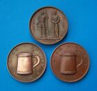 SET OF 3 x EDWARDIAN C.1903 ASTOR COUNTY CUP SHOOTING MEDALS