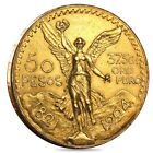 1924 Mexico 50 Pesos Gold Coin AU/BU