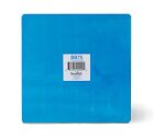 7.5 Inch Square Universal Pottery Wheel Bat, Blue, for Ceramics and Clay Work
