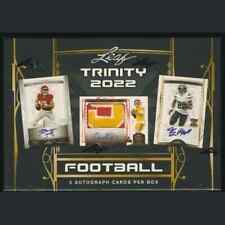 New Listing2022 Leaf Trinity Football Hobby Box
