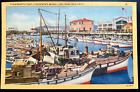 Vintage Postcard 1932 Fisherman's Fleet, & Wharf, San Francisco, California (CA)
