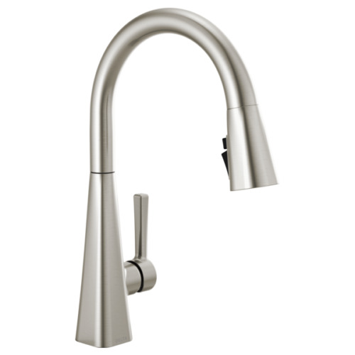 Delta Lenta Pull-Down Kitchen Faucet Spotshield Stainless-Certified Refurbished