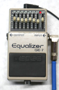 Boss GE-7 Equalizer Guitar Effect Pedal Preamplifier Booster 1991 PC21561 0409A