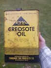 Vintage Standard Tar Products Creosote Oil 1 Gallon Can.