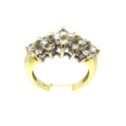 Vintage 14K Gold Multi-Stone Diamond Ring, 0.64ctw, Size 4