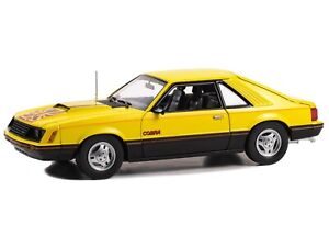 1979 FORD MUSTANG COBRA FASTBACK YELLOW 1/18 DIECAST MODEL BY GREENLIGHT 13678