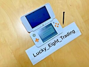 New Nintendo 2DS XL LL White Orange Console Stylus Japan ver [H]