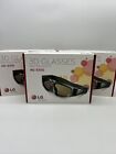LG 3D Glasses Model AG-S100 For LG 3D TV’s Lot Of 3 With 1 Charging Cable