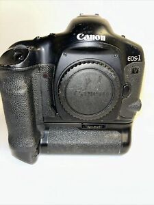 New ListingCanon EOS 1 35mm Film Camera + Power Drive Booster E1, Tested Working