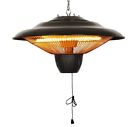 1500w Hanging Infrared Electric Patio Heater Outdoor Ceiling Mounted Waterproof